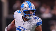 Detroit Lions tight end Shane Zylstra (84).