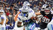 Former Clemson Tigers running back Phil Mafah has averaged nearly four yards a carry during the Cowboys' preseason.