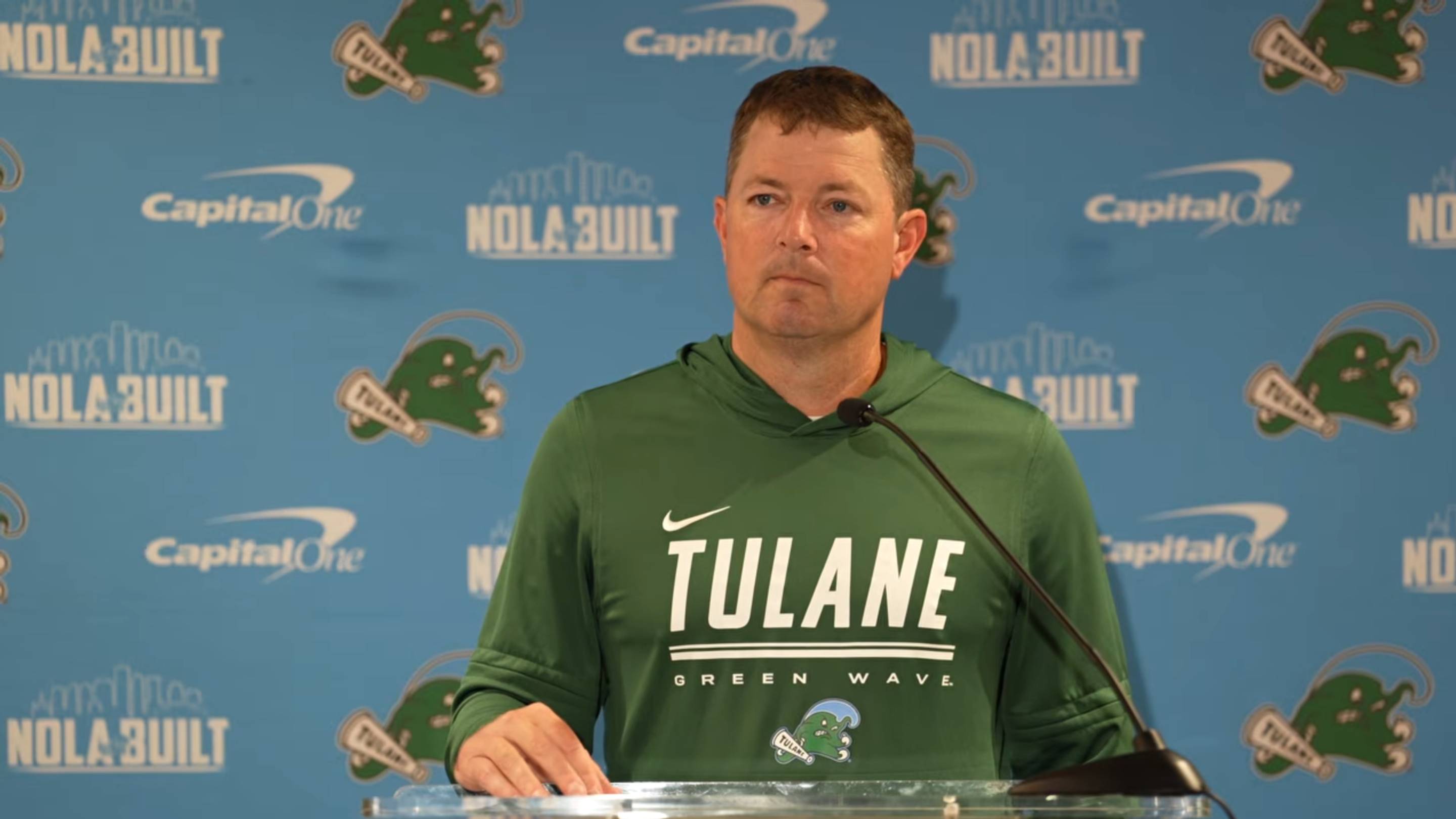 Tulane HC Will Hall Reviews 'Butt Whoopin' From UTSA After Saturday's Loss