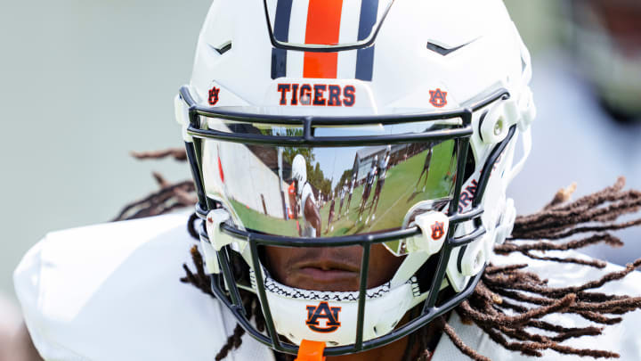 Auburn Tigers Defensive Back Champ Anthony during a fall camp practice