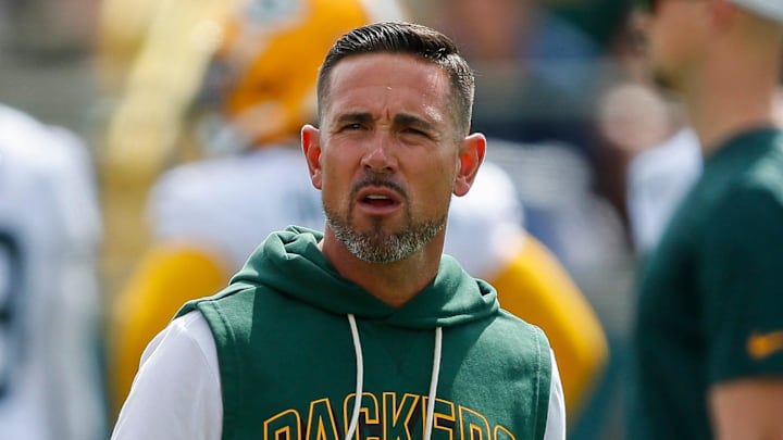 Green Bay Packers head coach Matt LaFleur