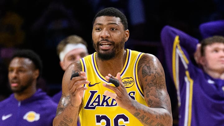 Los Angeles Lakers guard Marcus Smart