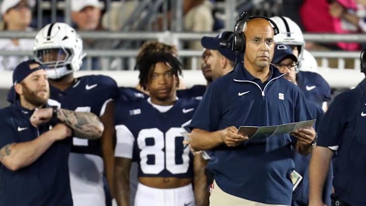 Penn State Nittany Lions head coach James Franklin