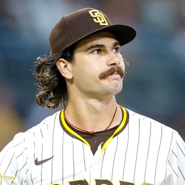 San Diego Padres starting pitcher Dylan Cease (84)