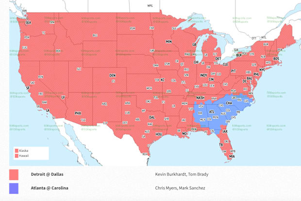FOX Late Game Window Coverage Map 