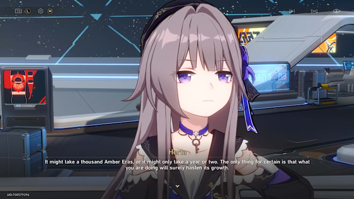 HSR 3.7 Herta talking.