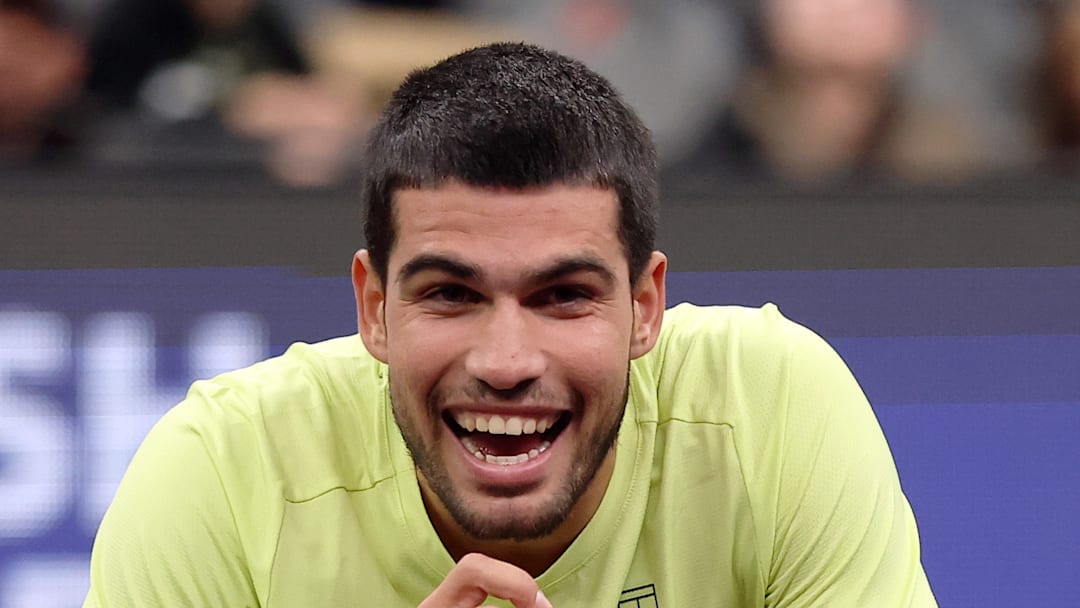 Carlos Alcaraz at A Racquet At The Rock