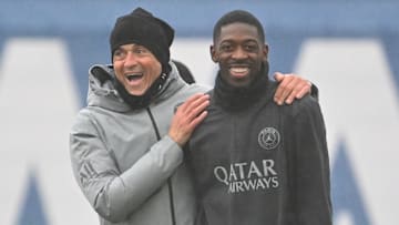 Luis Enrique et Ousmane Dembélé - PSG