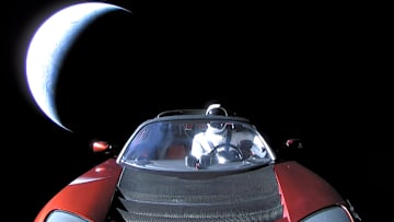 SpaceX Launches Tesla Roadster Into Space