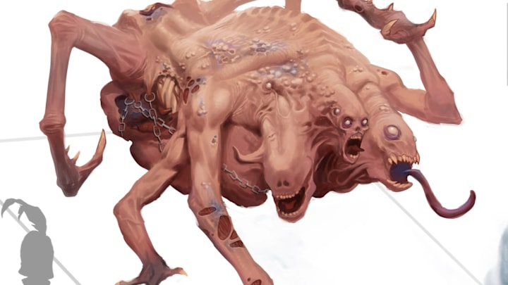 Total War: Warhammer 3 concept art of Nightmaw.