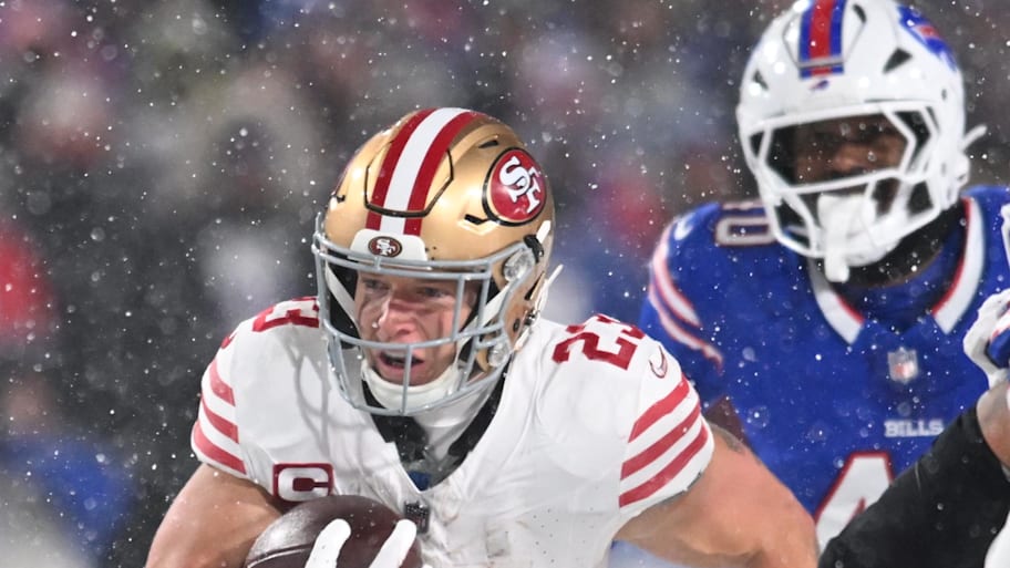 San Francisco 49ers running back Christian McCaffrey
