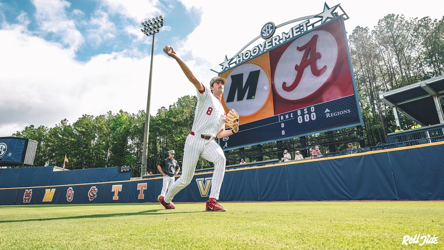 No. 9 Alabama Baseball Wins SEC Opener Over Missouri, Advances to Second Round