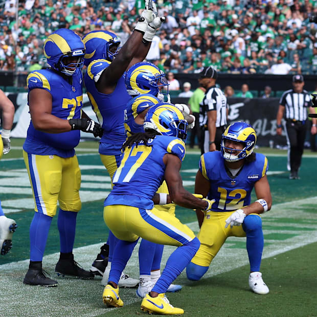 Los Angeles Rams, NFL, Philadelphia Eagles, Davante Adams, Puka Nacua, Kyren Williams