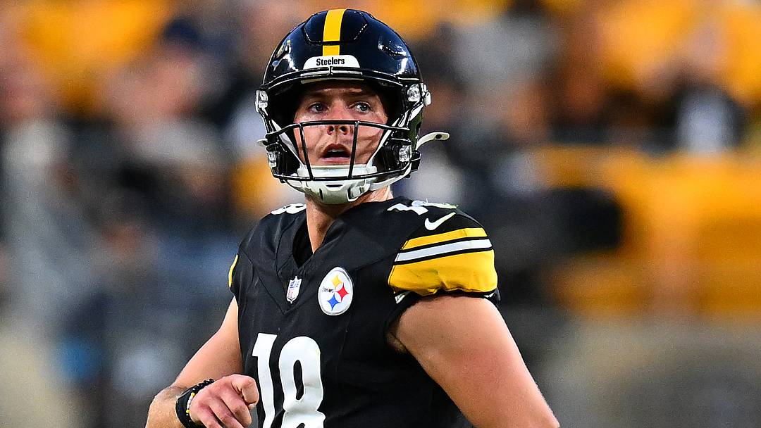 Pittsburgh Steelers quarterback Will Howard