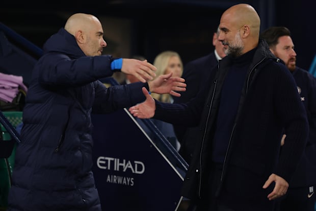 เอนโซ มาเรสก้า (ซ้าย) และเป๊ป กวาร์ดิโอลา