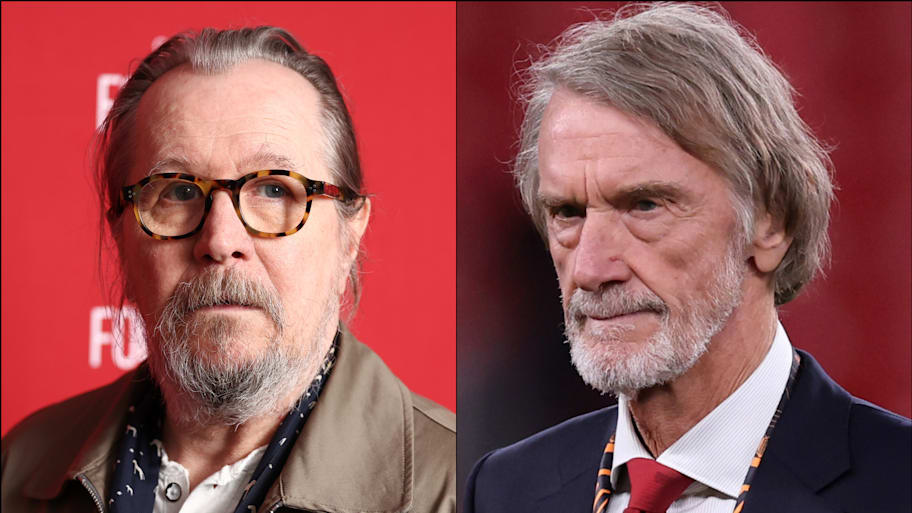 Gary Oldman (left) and Sir Jim Ratcliffe.