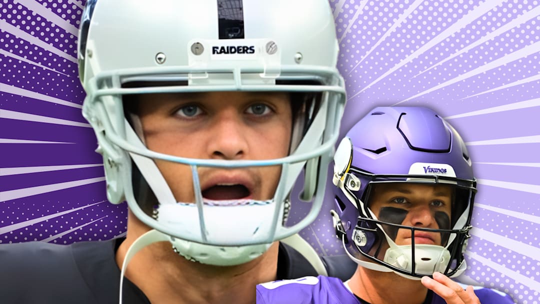 Derek Carr could be an option for the Minnesota Vikings who are struggling with J.J. McCarthy at quarterback