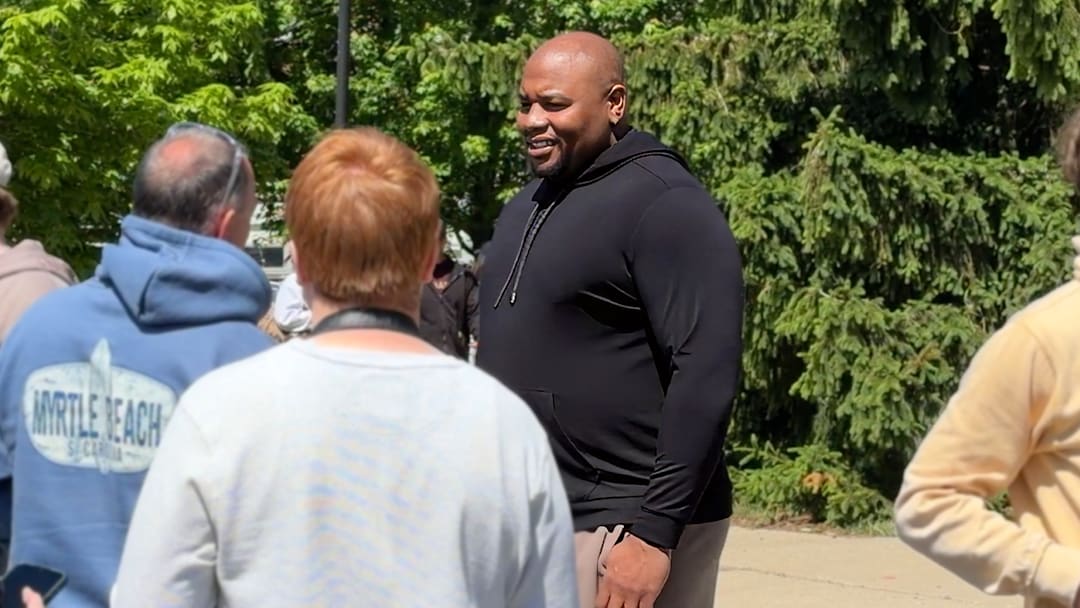 May 2, 2026; Cincinnati Bengals defensive tackle Dexter Lawrence attends auto showcase hosted by the Myles Murphy Foundation at St. Xavier High School.