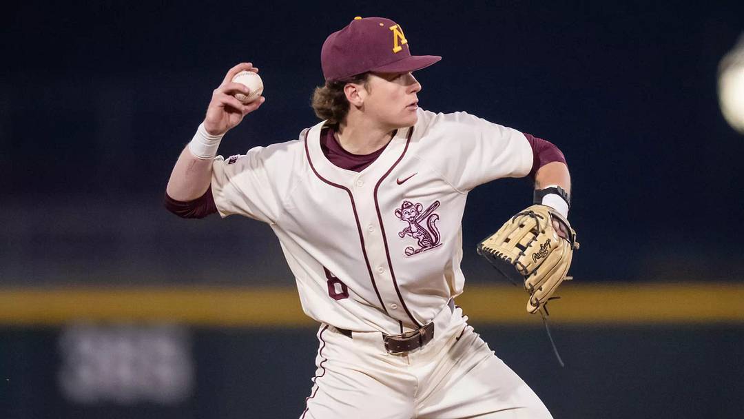 Jameson Martin during a game with the Gophers.