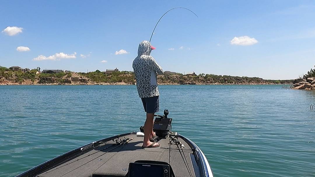 Sun hoodies are "can't-miss" finds for dads who love fishing. This is from the Magellan Jacob Wheeler collection.