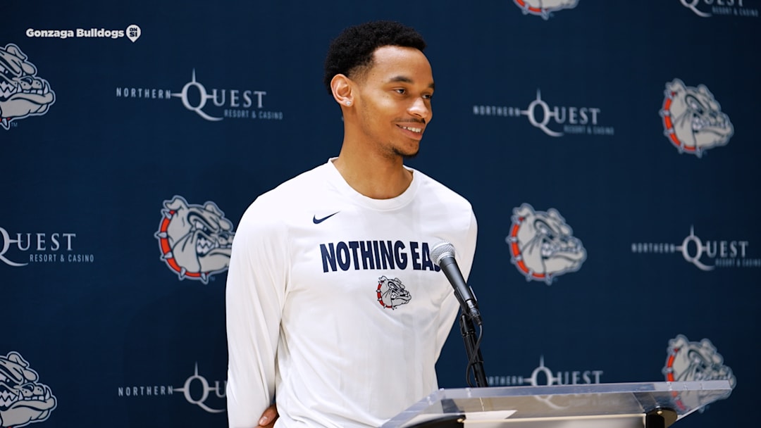 Gonzaga senior guard Nolan Hickman. Gonzaga senior guard Nolan Hickman.