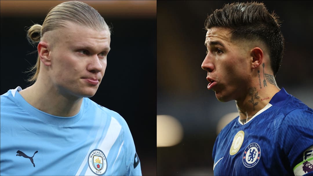 Erling Haaland (left) and Enzo Fernández (right) headline the gossip.