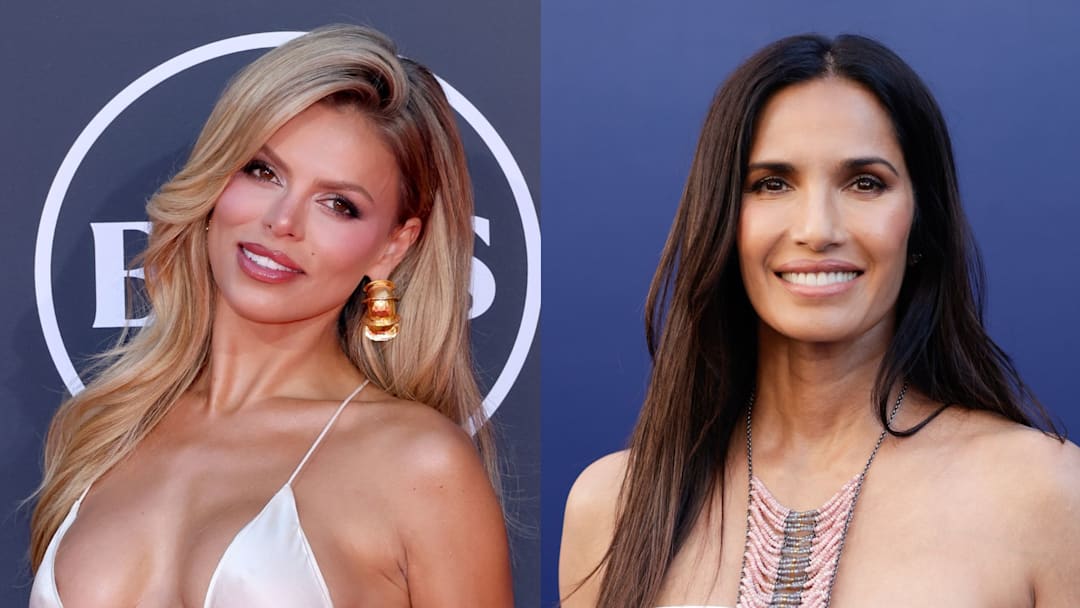 Brooks Nader and Padma Lakshmi
