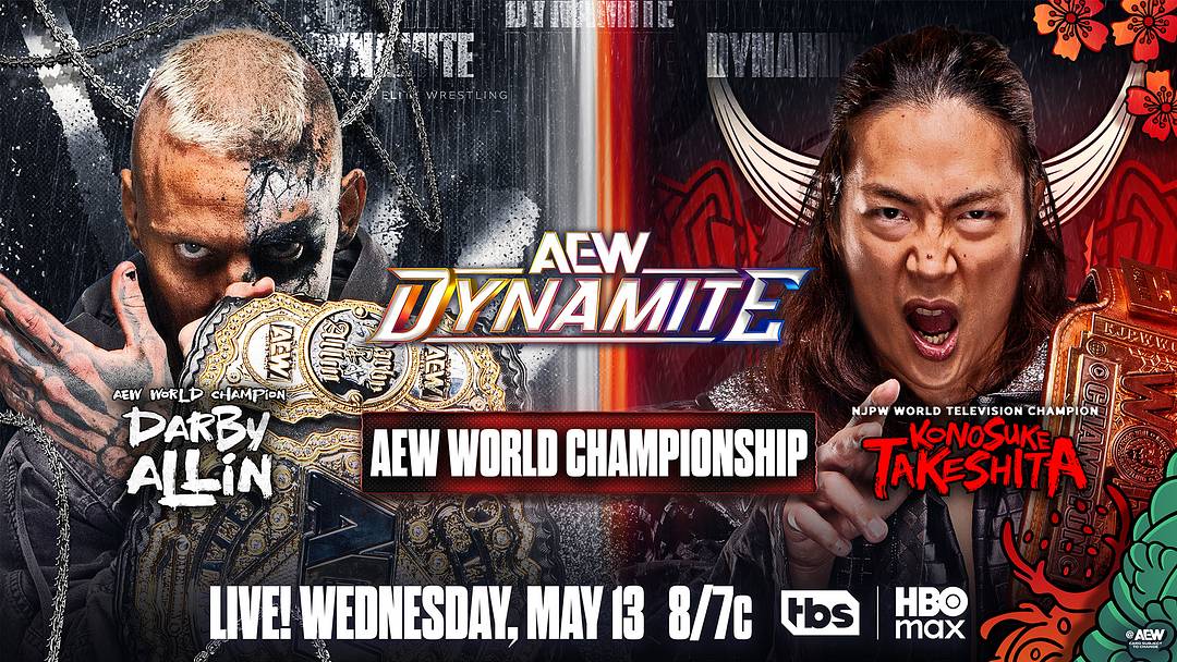 After successfully defeating PAC at Fairway To Hell, Darby Allin will defend the AEW World Championship against Konosuke Takeshita in Asheville, NC. After successfully defeating PAC at Fairway To Hell, Darby Allin will defend the AEW World Championship against Konosuke Takeshita in Asheville, NC.