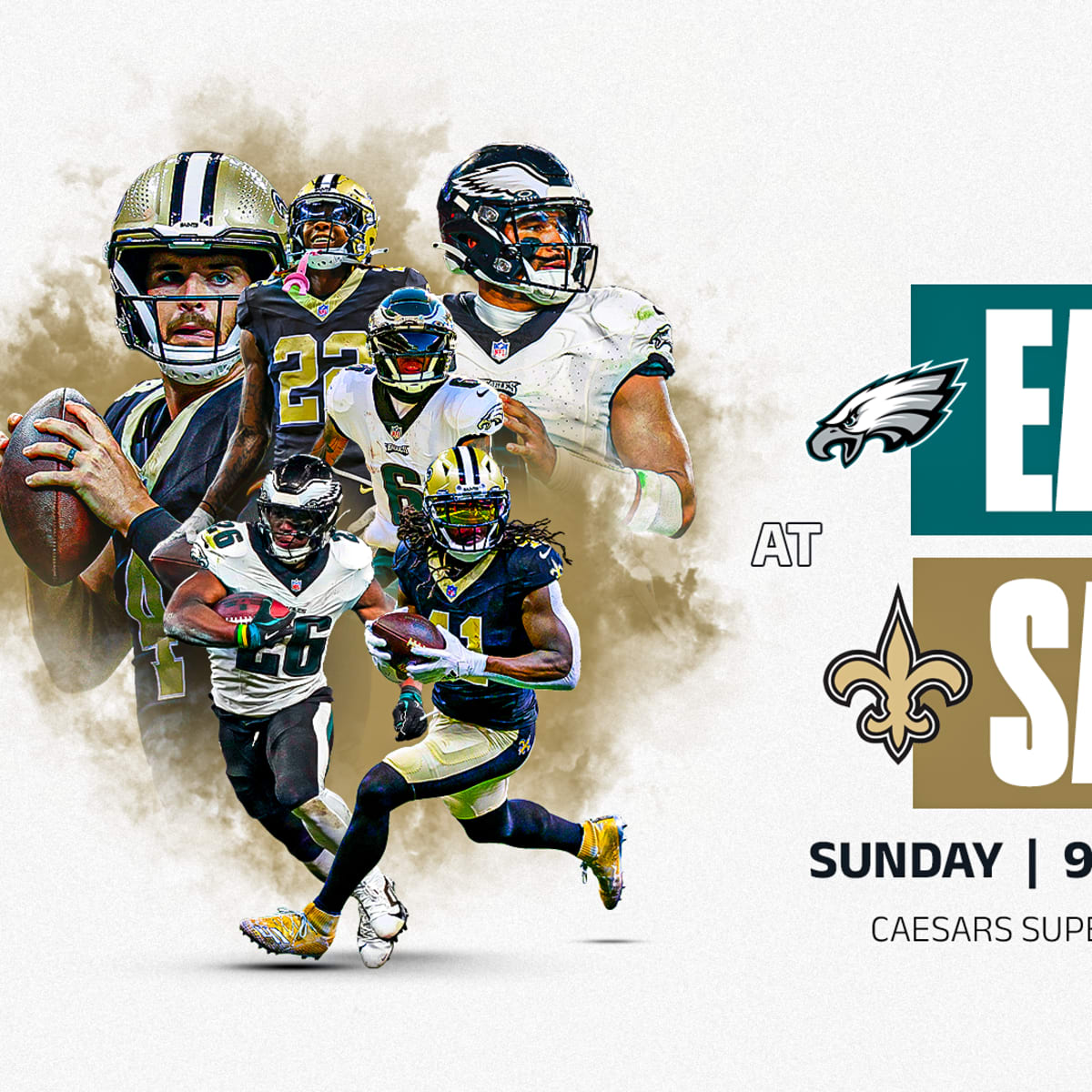 Philadelphia Eagles vs. New Orleans Saints live stream TV channel time how to wat