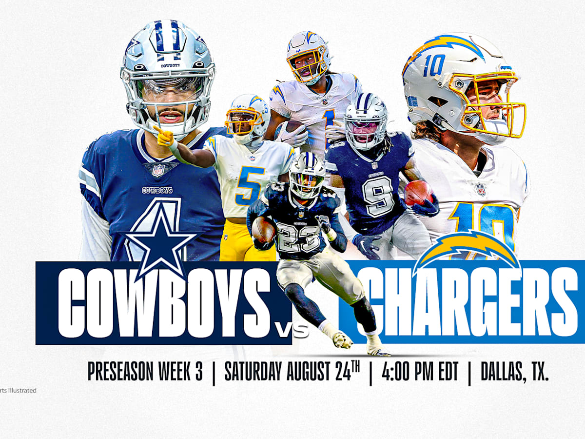 Cowboys vs Chargers NFL Preseason live stream Start time TV channel for Dallas LA