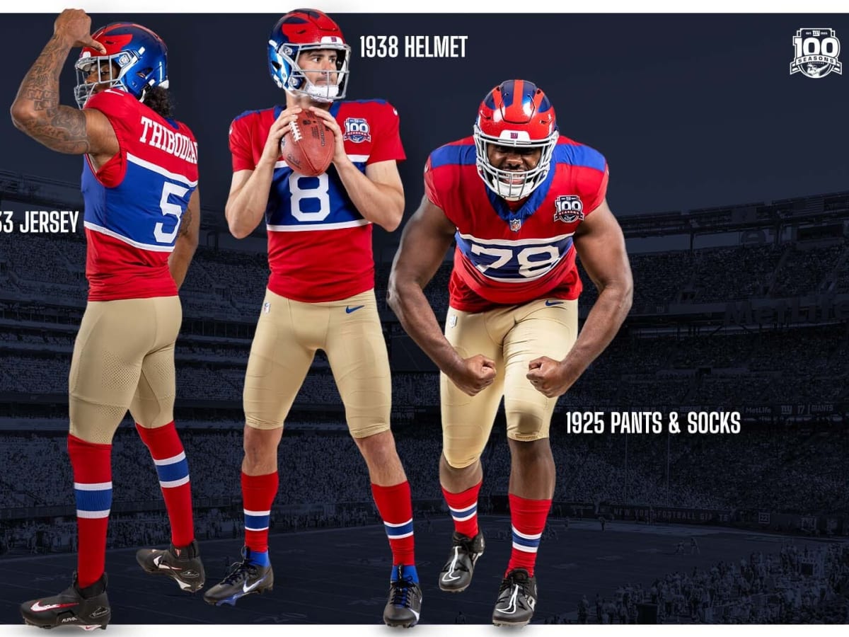 Giants Unveil 100th Anniversary Commemorative Uniform Helmet