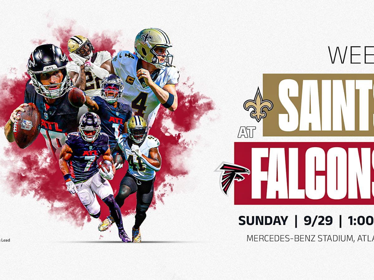 New Orleans Saints vs. Atlanta Falcons live stream TV channel and time