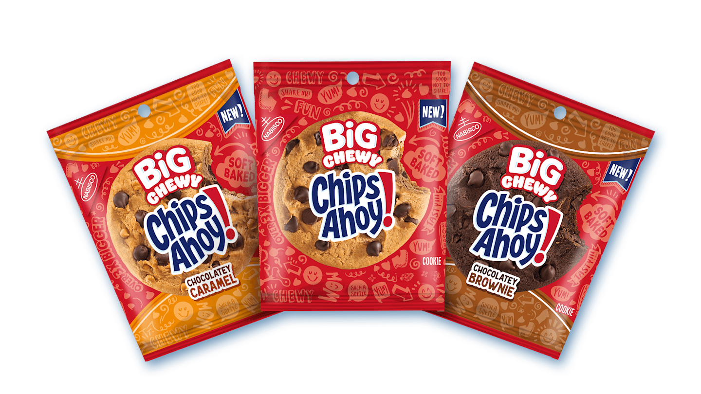 Chips Ahoy Big Chewy Cookie goes bigger with size and sweetness