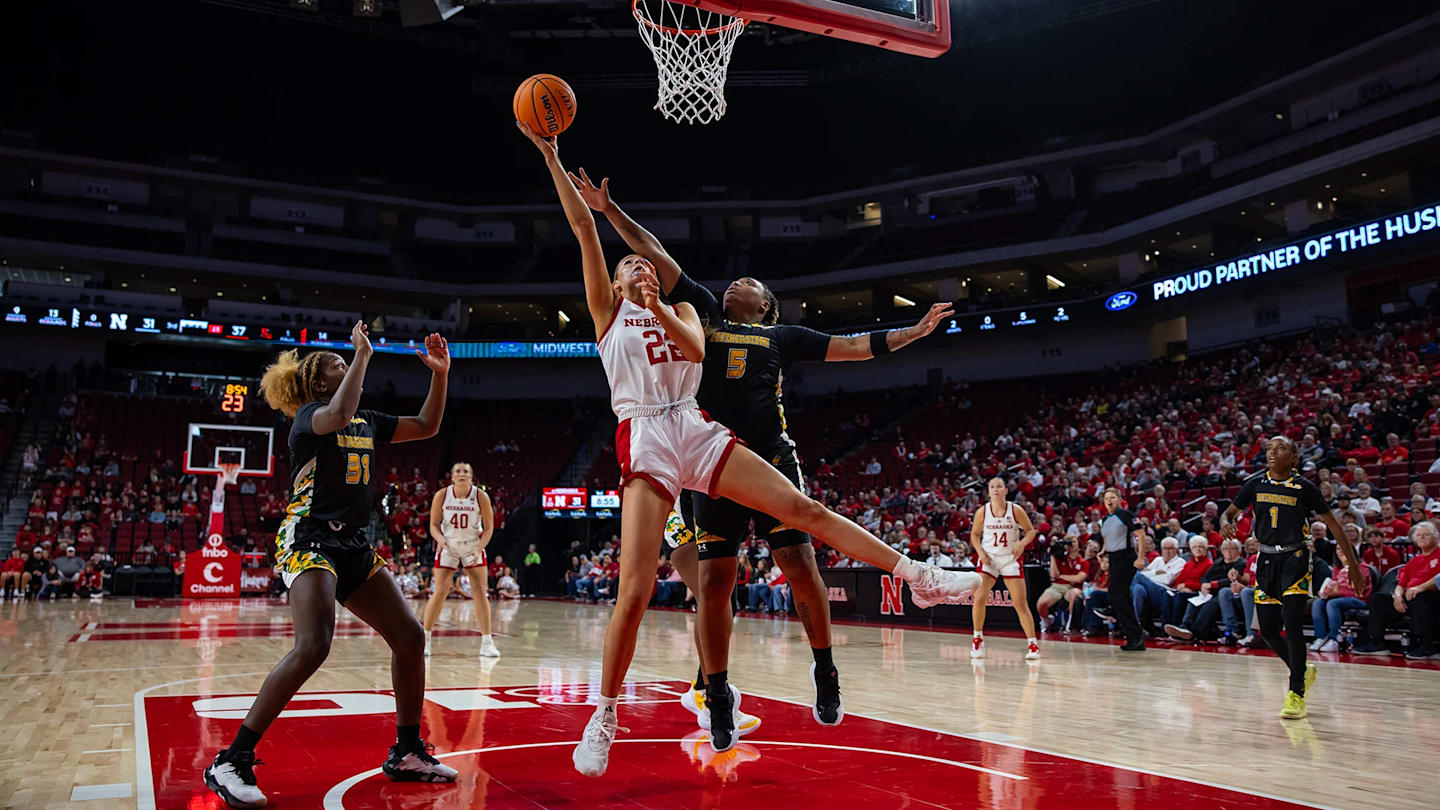 Late Run Pushes No. 23 Nebraska Women’s Basketball Past Southeastern Louisiana