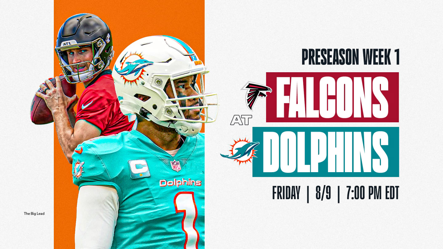 How to Watch Miami Dolphins vs. Atlanta Falcons, TV channel, time, live