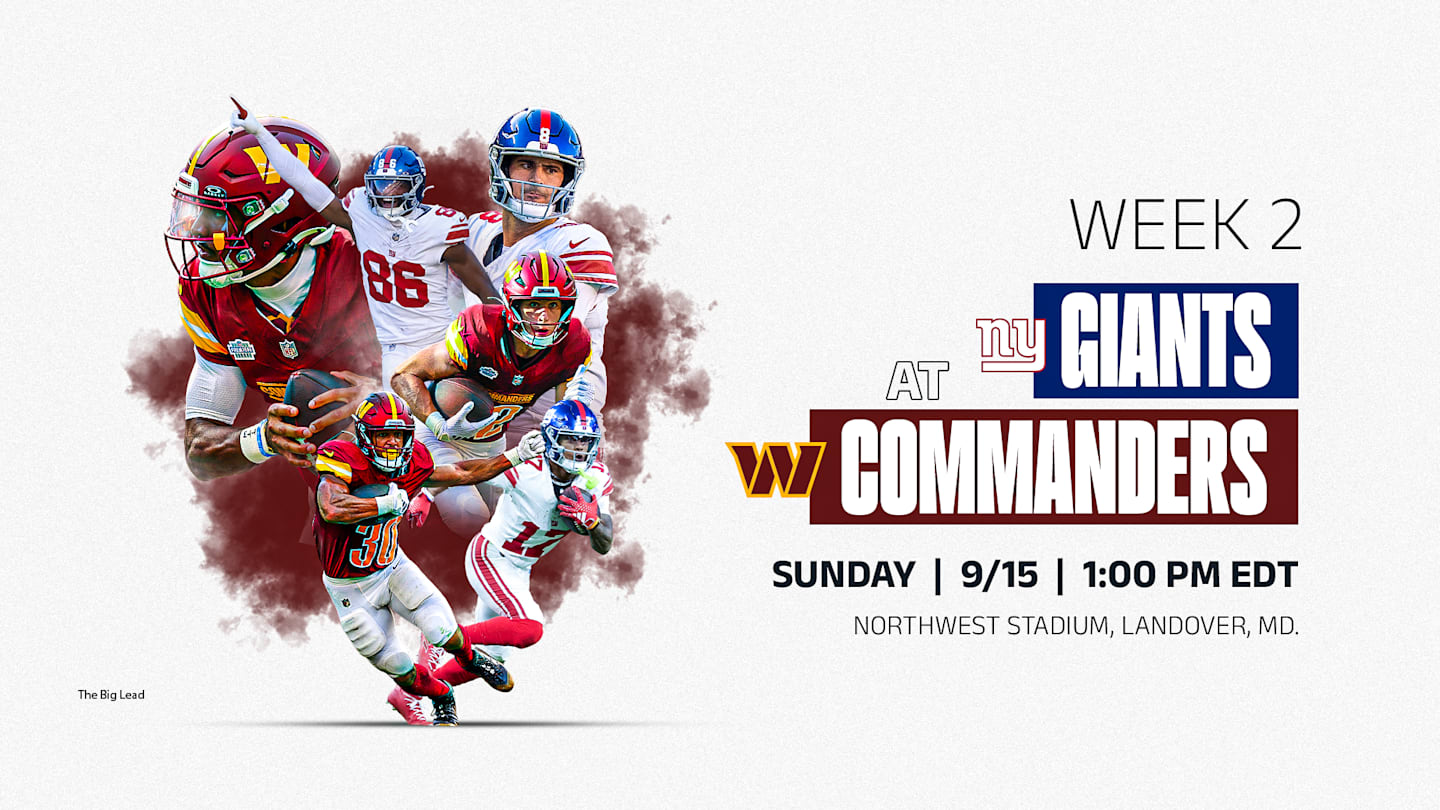 New York Giants vs Washington Commanders live stream, TV channel, time