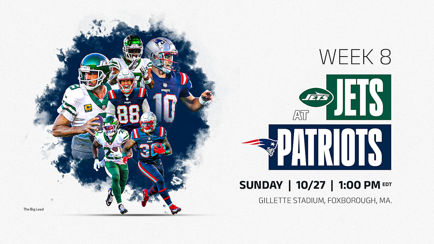 How to watch New York Jets at New England Patriots time, TV channel