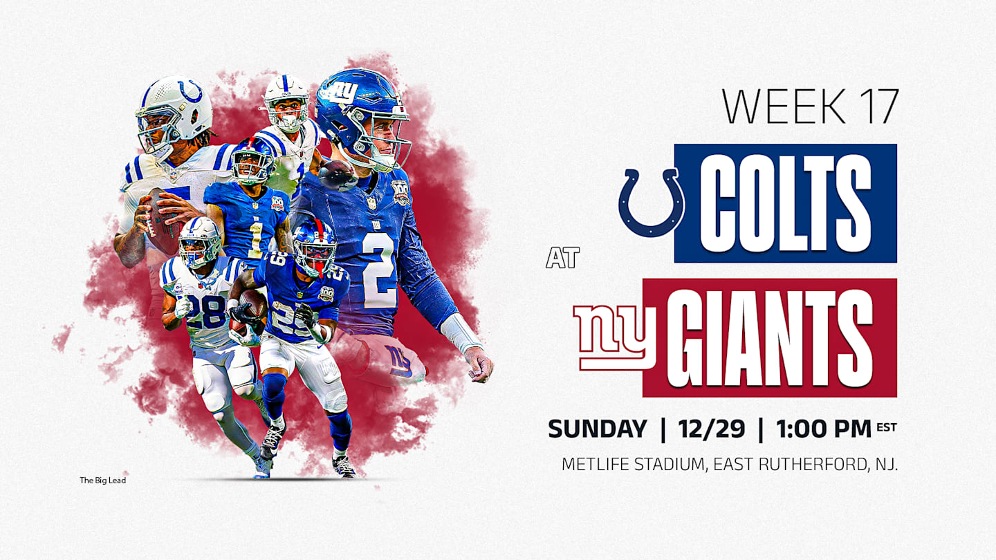 How to Watch Indianapolis Colts vs New York Giants live stream, TV