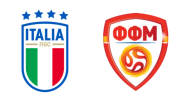 The spoils were shared when Italy faced North Macedonia in September /