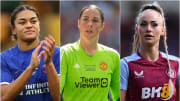 Jess Carter, Mary Earps and Alisha Lehmann have all left the WSL (L-R)