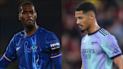 Chelsea's Tosin Adarabioyo and Arsenal's William Saliba both made similar challenges but only one was sent off