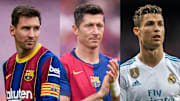 Lewandowski has been forced to compete with two of the best strikers