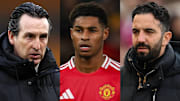 Unai Emery has taken Marcus Rashford off Ruben Amorim's hands