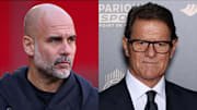 Fabio Capello (right) came for Pep Guardiola in a recent interview