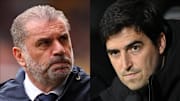 Andoni Iraola (right) had been billed as a potential replacement for Ange Postecoglou