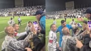 Neymar wasn't happy with one particular one after Santos' most recent defeat.