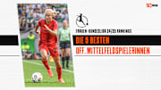 Die besten offensiven Mittelfeldspielerinnen der abgelaufenen Bundesliga-Saison