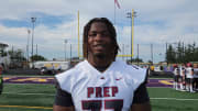 St. Joseph's Prep's Maxwell Roy smiles while being interviewed on August 31, 2024.