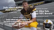 Josh Allen at the University of Wyoming.