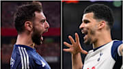 Bruno Fernandes (left) and Dominic Solanke could both prove to be decisive in the Europa League final.